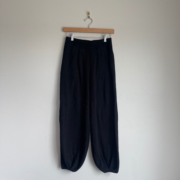 Boho Ribbed Knit Slouchy‎ Sweatpants Size Medium - Picture 1 of 6